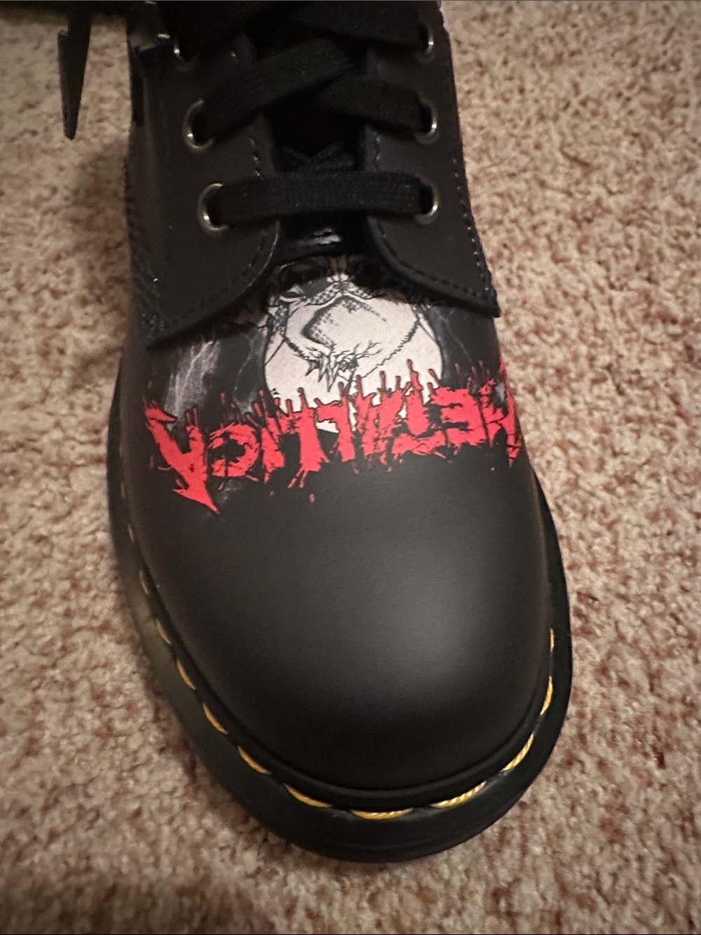 Dr Martens Metallica Boots Brand New Women’s Size 8/ Men’s Size 7 - Picture 9 of 16
